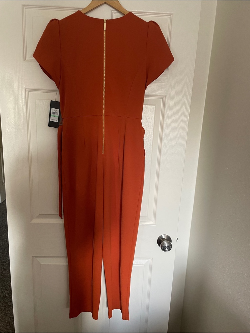 🧡 Andrew Marc Rust Orange Jumpsuit Romper 🧡 - Picture 5 of 7